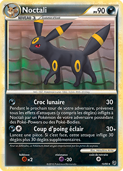 Carte Pokémon Noctali 10/90 de la série Indomptable en vente au meilleur prix