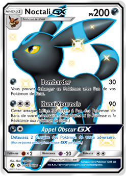 Carte Pokémon Noctali GX SV69/SV94 de la série Destinées Occultes en vente au meilleur prix