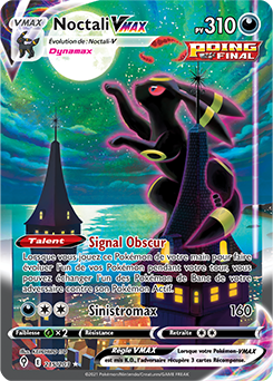 Carte Pokémon Noctali VMAX 215/203 de la série Évolution Céleste en vente au meilleur prix