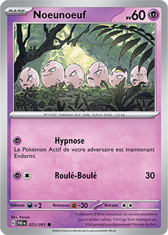 Carte Pokémon Noeunoeuf 23/91 de la série Destinées de Paldea en vente au meilleur prix