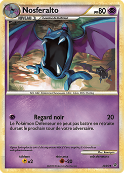 Carte Pokémon Peu commune Nosferalto 30/95 de la série Déchaînement