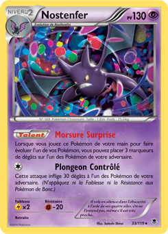Carte Pokémon Nostenfer 33/119 de la série Vigueur Spectrale en vente au meilleur prix