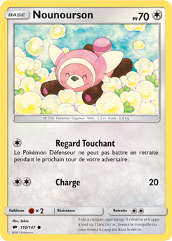 Carte Pokémon Nounourson 110/147 de la série Ombres Ardentes en vente au meilleur prix