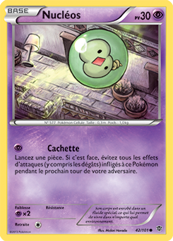 Carte Pokémon Nucléos 42/101 de la série Explosion Plasma en vente au meilleur prix