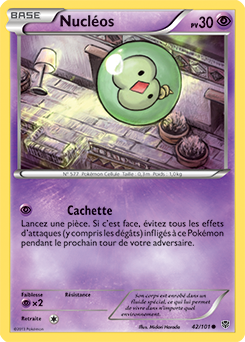 Carte Pokémon Commune Nucléos 42/101 de la série Explosion Plasma