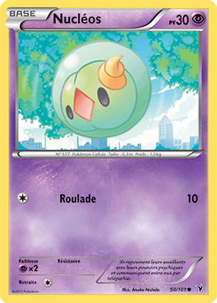 Carte Pokémon Commune Nucléos 50/101 de la série Nobles Victoires