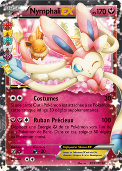 Carte Pokémon Pokémon EX Nymphali EX RC21/RC32 de la série Générations
