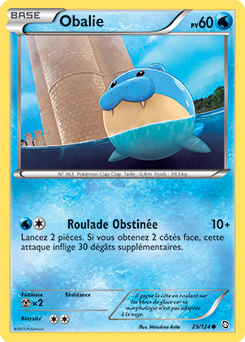 Carte Pokémon Commune Obalie 29/124 de la série Dragons Éxaltés