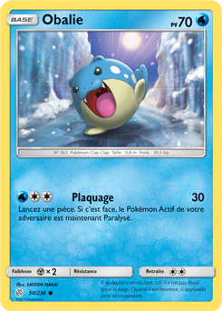 Carte Pokémon Obalie 50/236 de la série Éclipse Cosmique en vente au meilleur prix