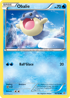 Carte Pokémon Commune Obalie 46/160 de la série Primo Choc