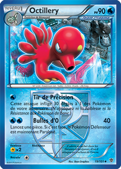 Carte Pokémon Octillery 19/101 de la série Explosion Plasma en vente au meilleur prix