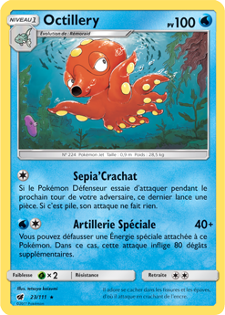 Carte Pokémon Octillery 23/111 de la série Invasion Carmin en vente au meilleur prix