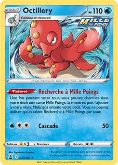 Carte Pokémon Octillery 37/163 de la série Styles de Combat en vente au meilleur prix