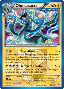 Carte Pokémon Ohmassacre 33/101 de la série Explosion Plasma en vente au meilleur prix