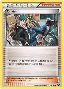 Carte Pokémon Olivier 115/146 de la série X&Y en vente au meilleur prix
