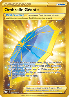Carte Pokémon Ombrelle Géante 199/189 de la série Ténèbres Embrasées en vente au meilleur prix