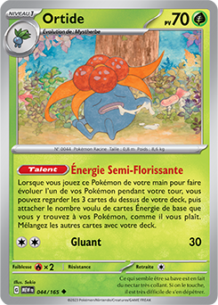 Carte Pokémon Ortide 44/165 de la série 151 en vente au meilleur prix