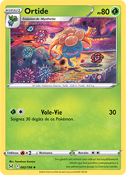 Carte Pokémon Ortide 002/196 de la série Origine Perdue en vente au meilleur prix