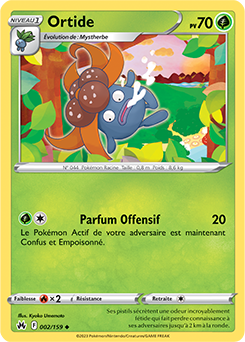 Carte Pokémon Ortide 002/159 de la série Zénith Suprême en vente au meilleur prix