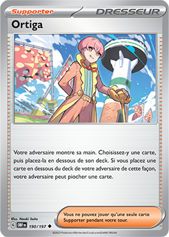 Carte Pokémon Ortiga 190/197 de la série Flammes Obsidiennes en vente au meilleur prix