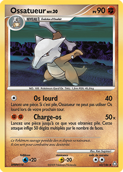 Carte Pokémon Ossatueur 63/146 de la série Eveil des Légendes en vente au meilleur prix