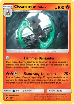 Carte Pokémon Ossatueur d'Alola 12/111 de la série Invasion Carmin en vente au meilleur prix