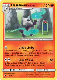 Carte Pokémon Ossatueur d'Alola 12/131 de la série Lumière Interdite en vente au meilleur prix