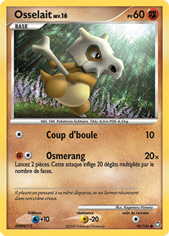 Carte Pokémon Osselait 90/146 de la série Eveil des Légendes en vente au meilleur prix