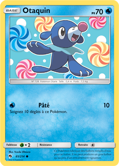 Carte Pokémon Commune Otaquin 65/214 de la série Tonnerre Perdu