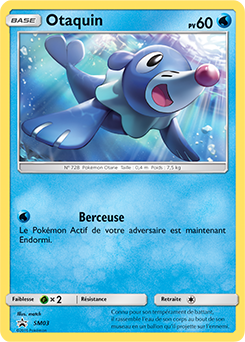 Carte Pokémon Otaquin SM03 de la série Promos Soleil et Lune en vente au meilleur prix