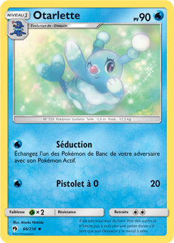 Carte Pokémon Otarlette 66/214 de la série Tonnerre Perdu en vente au meilleur prix