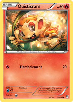 Carte Pokémon Ouisticram 15/135 de la série Tempête Plasma en vente au meilleur prix