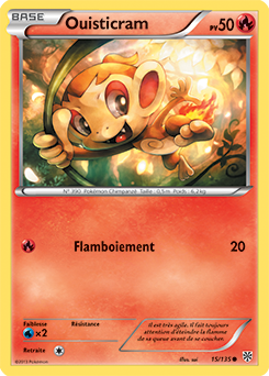 Carte Pokémon Commune Ouisticram 15/135 de la série Tempête Plasma