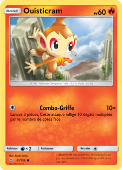 Carte Pokémon Ouisticram 21/156 de la série Ultra Prisme en vente au meilleur prix