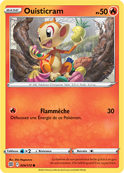 Carte Pokémon Ouisticram 024/172 de la série Stars Étincelantes en vente au meilleur prix