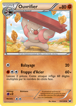 Carte Pokémon Ouvrifier 59/108 de la série Explorateurs Obscurs en vente au meilleur prix