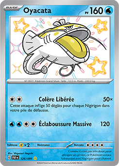 Carte Pokémon Oyacata 126/91 de la série Destinées de Paldea en vente au meilleur prix