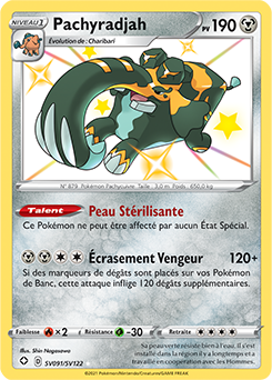 Carte Pokémon Pachyradjah SV091/SV122 de la série Destinées Radieuses en vente au meilleur prix