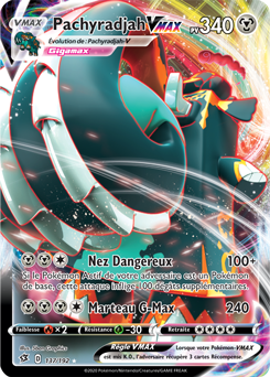 Carte Pokémon Pachyradjah VMAX 137/192 de la série Clash des Rebelles en vente au meilleur prix
