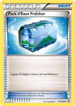 Carte Pokémon Pack d'Eaux Fraîches 129/160 de la série Primo Choc en vente au meilleur prix