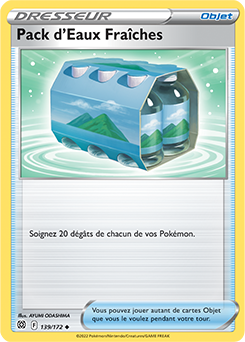 Carte Pokémon Peu commune Pack d'Eaux Fraîches 139/172 de la série Stars Étincelantes