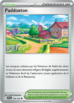 Carte Pokémon Peu commune Paddoxton 154/159 de la série Aventures Ensemble