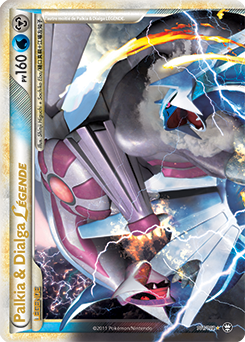 Carte Pokémon Pokémon Légende Palkia & Dialga LÉGENDE 101/102 de la série Triomphe