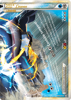 Carte Pokémon Pokémon Légende Palkia & Dialga LÉGENDE 102/102 de la série Triomphe