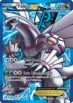 Carte Pokémon Pokémon Full Art Palkia EX 100/101 de la série Explosion Plasma