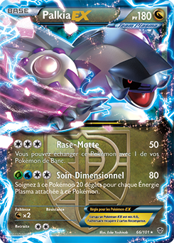 Carte Pokémon Palkia EX 66/101 de la série Explosion Plasma en vente au meilleur prix