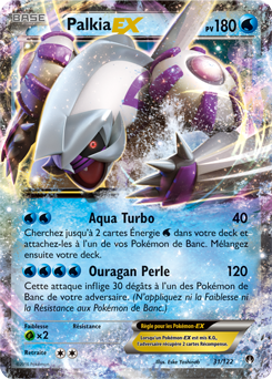 Carte Pokémon Pokémon EX Palkia EX 31/122 de la série Rupture Turbo