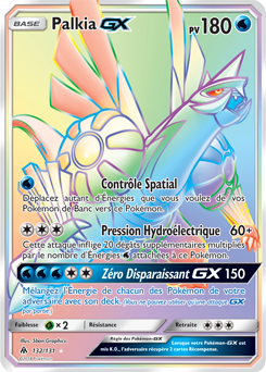 Carte Pokémon Palkia GX 132/131 de la série Lumière Interdite en vente au meilleur prix