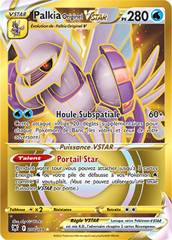 Carte Pokémon Palkia Originel VSTAR 208/189 de la série Astres Radieux en vente au meilleur prix