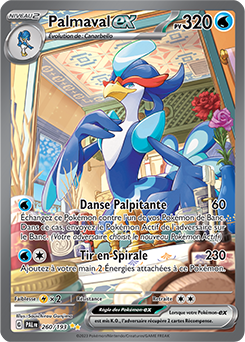 Carte Pokémon Palmaval ex 260/193 de la série Évolutions à Paldea en vente au meilleur prix